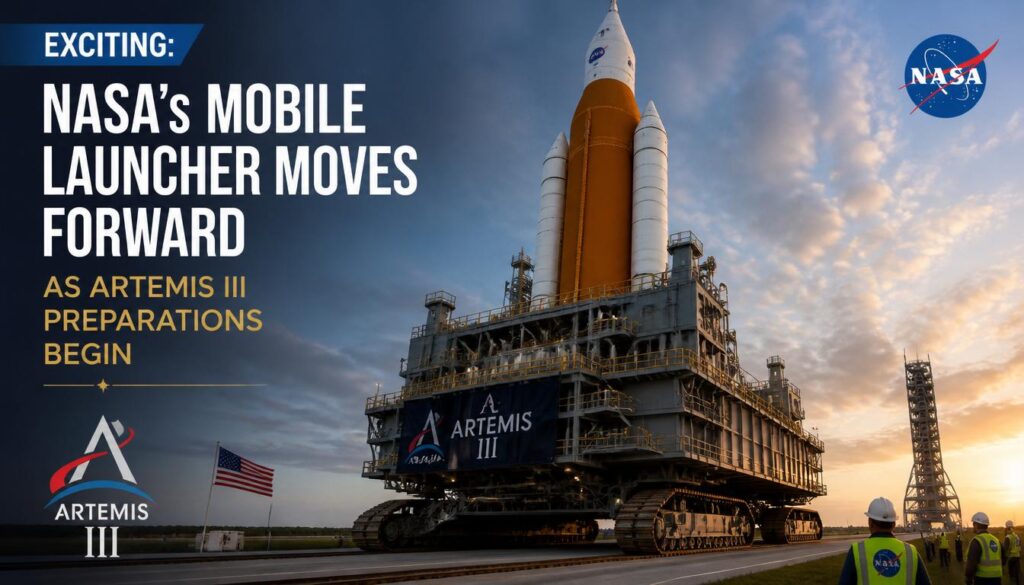 NASA’s,Mobile,Launcher,Artemis III,Preparations
